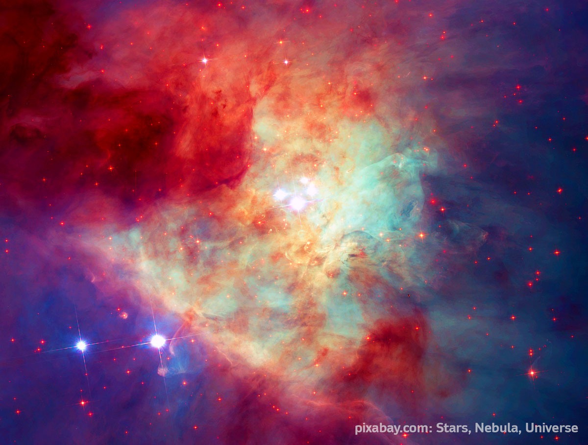 Stars, Nebula, Universe royalty-free stock illustration. Free for use & download