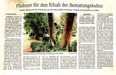 DarmstadterEcho Artikel über Alter Friedhof Darmstadt