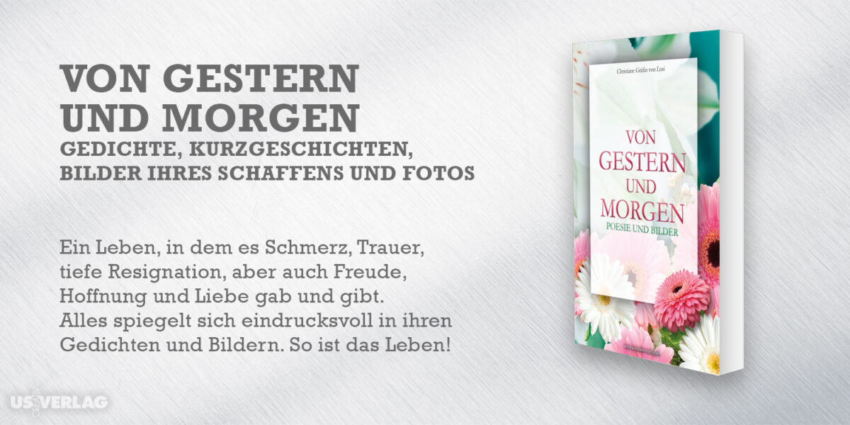 Gedichte, Kurzgeschichten, Bilder ihres Schaffens und Fotos aus ihrem Leben wurden von der Autorin für dieses Buch ausgewählt