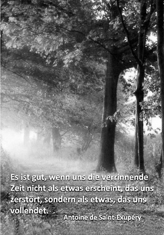 Trauerkarte Martina Maria Wächter